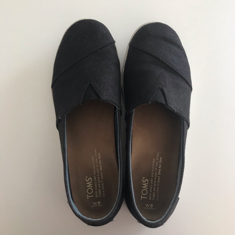 TOMS casual sneakers, black